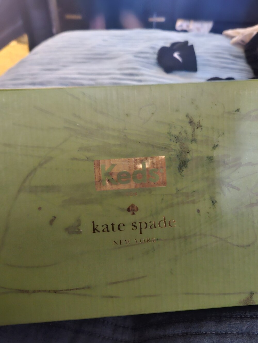 Kate Spade Glitter Cream Keds - Picture 3 of 8
